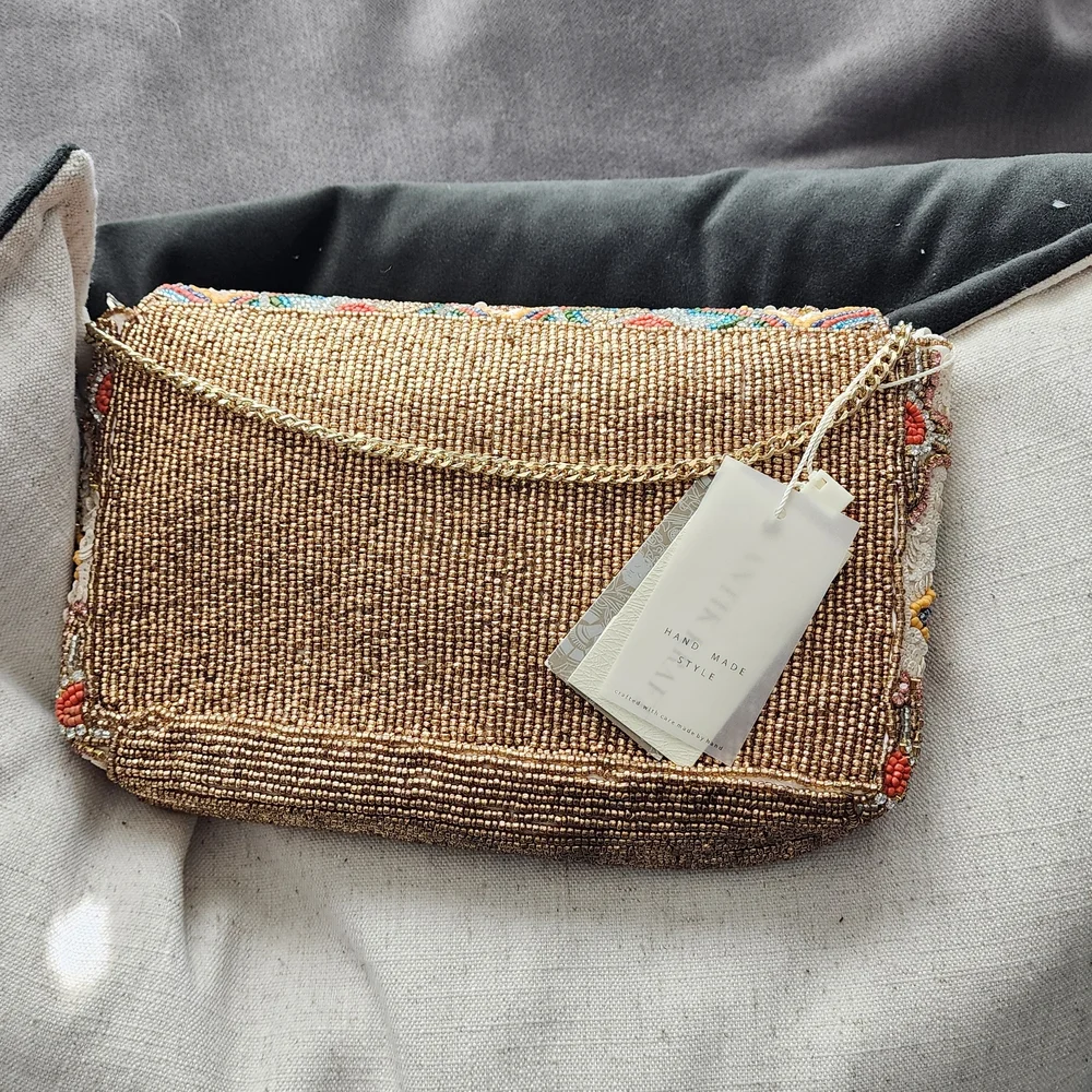 Beaded Mosaic Clutch Wristlet - Multi Color by Marshalls - Picture 2 of 2